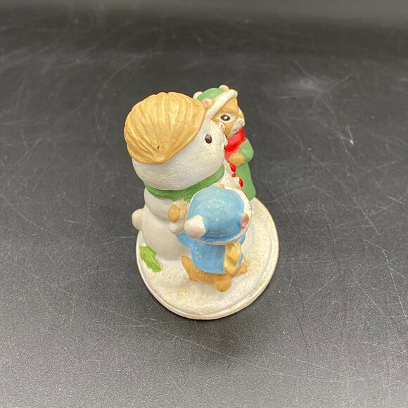 Forest Friends Snowball Friends Chipmunk Figurine 2" Christmas Mantle Decor - Picture 8 of 8